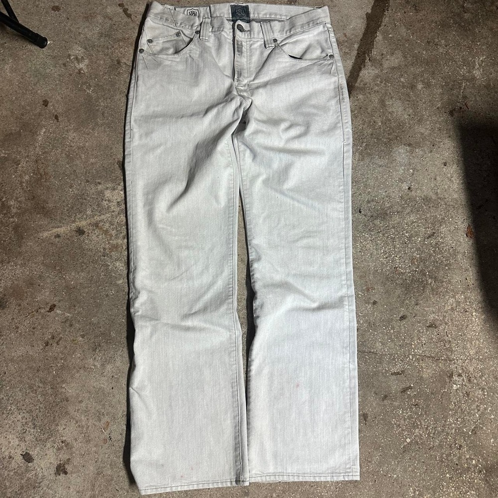 Rock & Republic Y2K Stone Light Wash Loose Fit Straight Leg Jeans Size 34x32